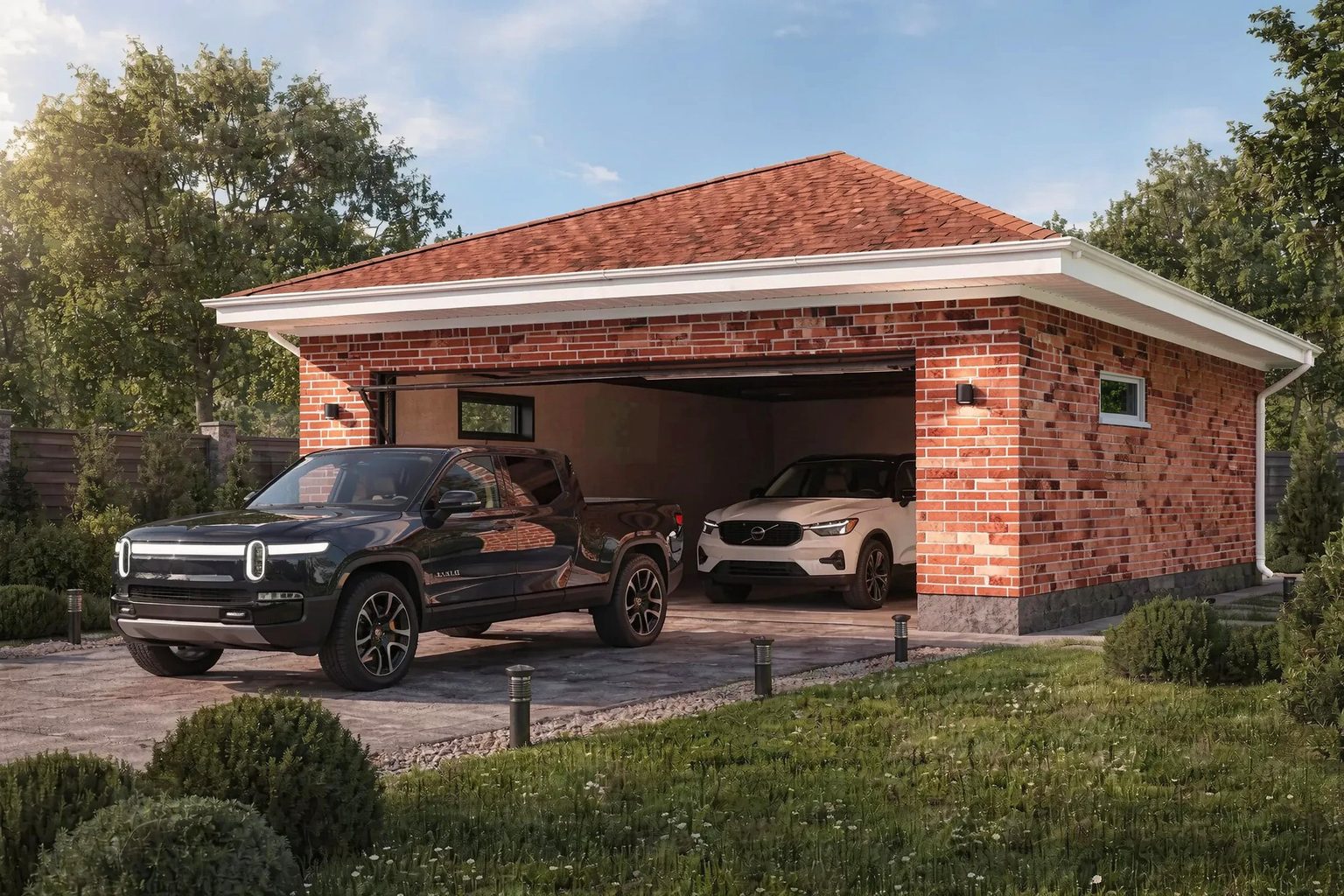 Кирпичный гараж «Тоскана 6×8»